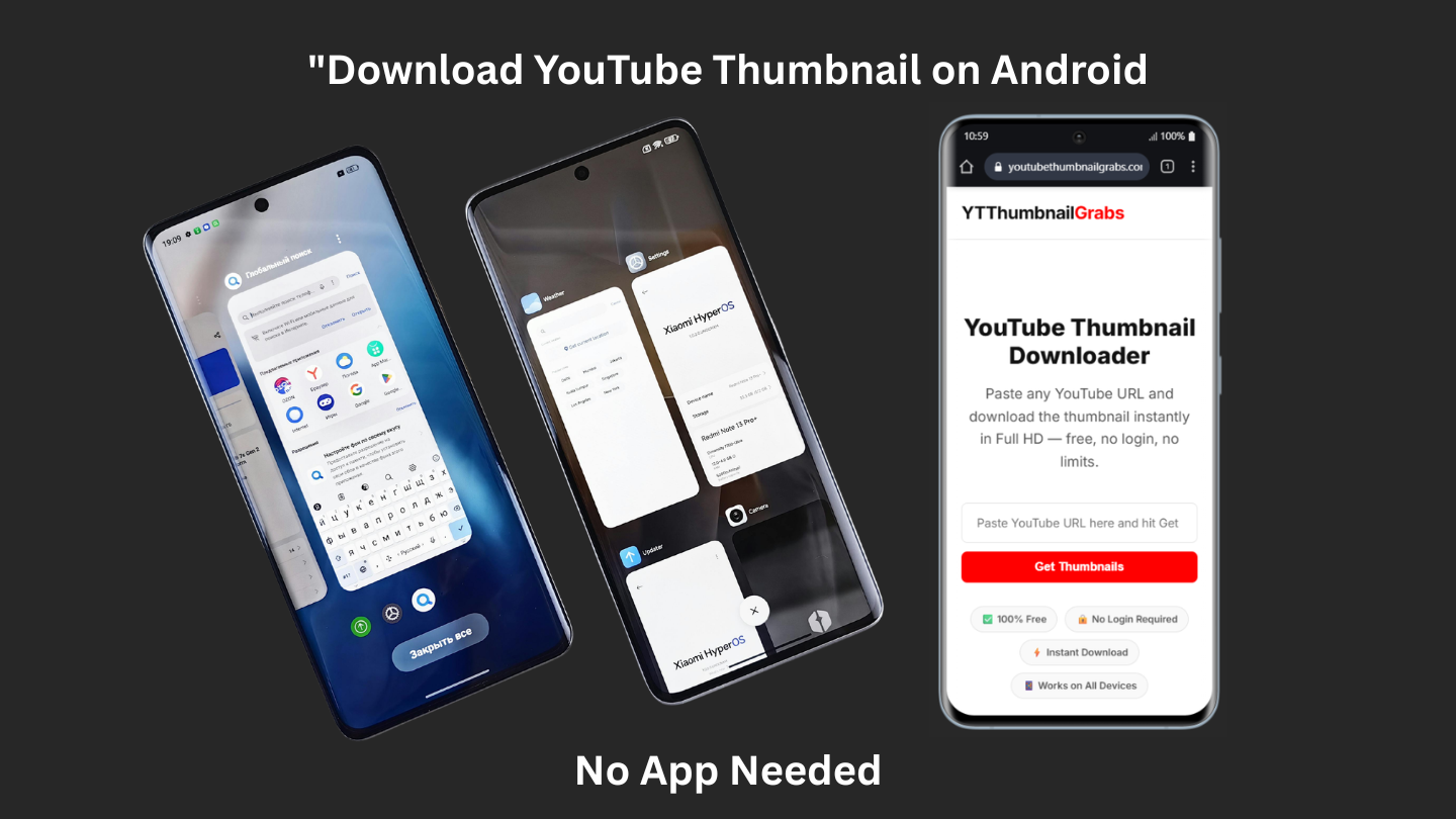 Download YouTube Thumbnail on Android
