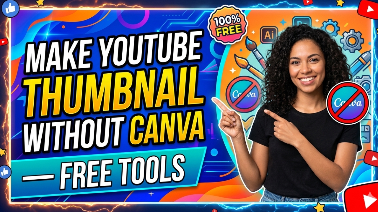 How to Make YouTube Thumbnail Without Canva 2026