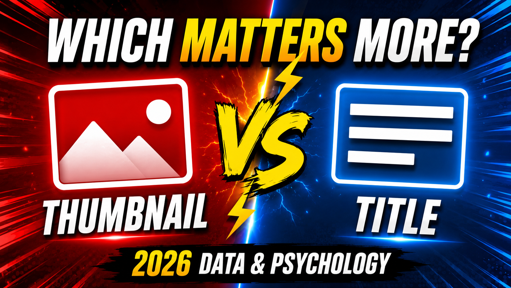 YouTube thumbnail vs title which matters more 2026
