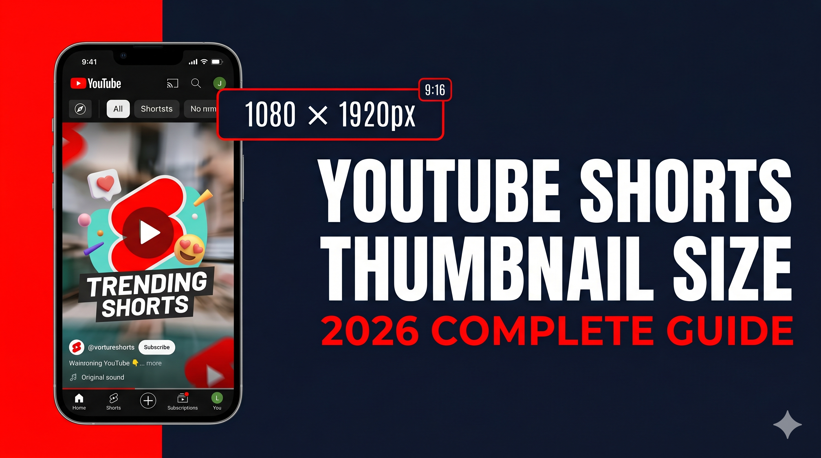 YouTube Shorts Thumbnail Size 2026 Guide